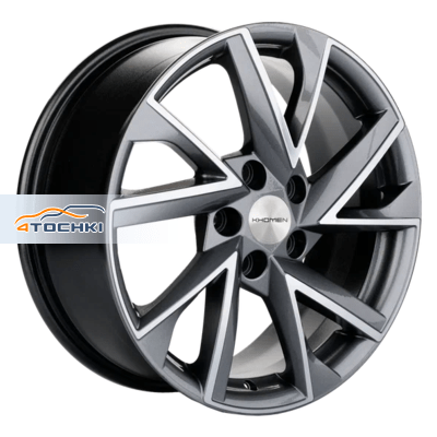 Диски Khomen Wheels KHW1714 (Changan CS35/CS35 Pro) Gray-FP