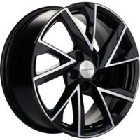 Khomen Wheels KHW1714 (DFM AX 7) Black-FP