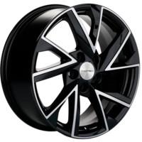 Khomen Wheels KHW1714 (Evolute i-Joy) Black-FP