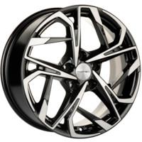 Khomen Wheels KHW1716 (Audi A4) Black-FP