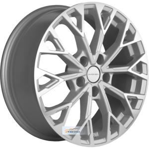 Диски Khomen Wheels KHW1718 (Chery Tiggo 8) F-Silver-FP