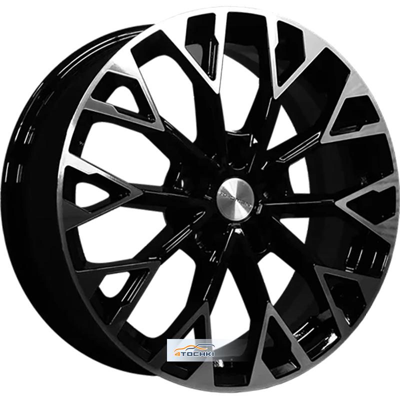 Диски Khomen Wheels KHW1718 (K5/Sonata/Tucson/JAC J7) Black-FP