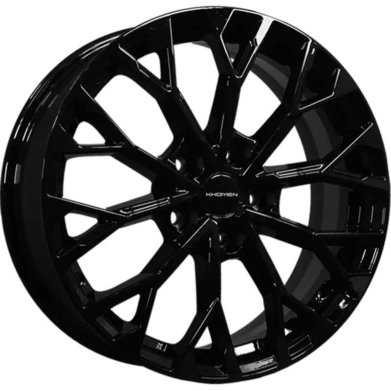 Диски Khomen Wheels KHW1718 (Nissan Juke F15 [14..20]) Black 7x17/5x114,3 ЕТ47 D66,1