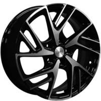 Khomen Wheels KHW1722 (Coolray) Black-FP