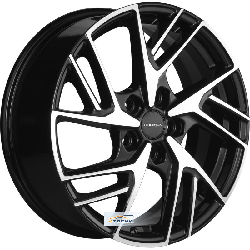 Диски Khomen Wheels KHW1722 (Nissan Tiida) Black-FP