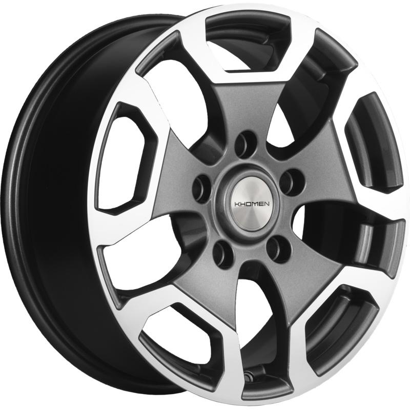Диски Khomen Wheels KHW1725 (Niva 4x4) Gray-FP 6,5x17/5x139,7 ЕТ35 D98,5