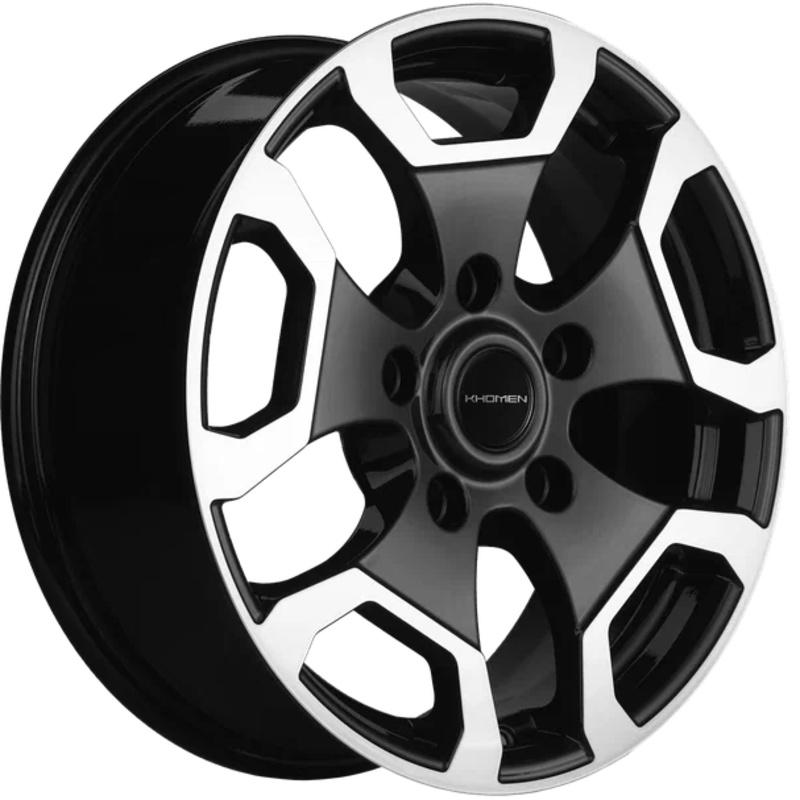 Диски Khomen Wheels KHW1725 (Niva Travel/Legend) Black-FP 6,5x17/5x139,7 ЕТ40 D98,5
