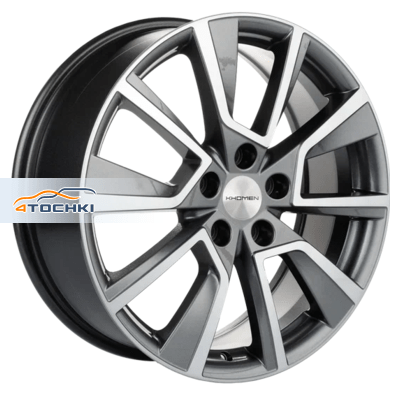 Диски Khomen Wheels KHW1802 (Dargo/Jolion) Gray-FP