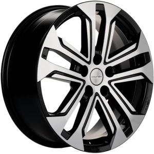 Диски Khomen Wheels KHW1803 (Geely Coolray) Black-FP