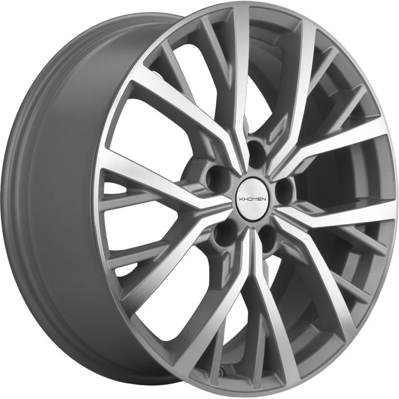 Диски Khomen Wheels KHW1806 (Exeed TXL) F-Silver-FP 7x18/5x108 ЕТ36 D65,1