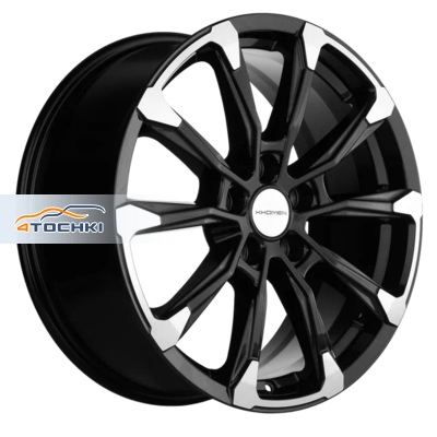 Диски Khomen Wheels KHW1808 (Geely Coolray) Black-FP