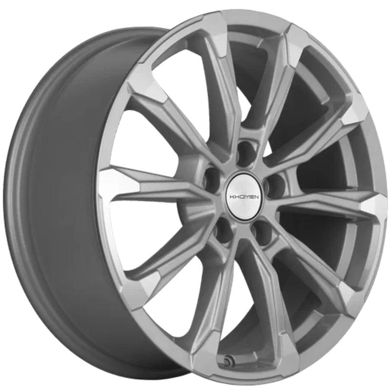 Диски Khomen Wheels KHW1808 (K5/Santafe) F-Silver-FP