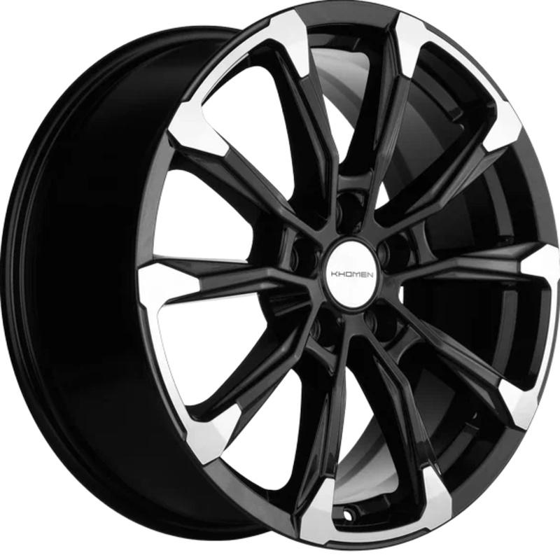 Диски Khomen Wheels KHW1808 (Kodiaq/Tiguan) Black-FP