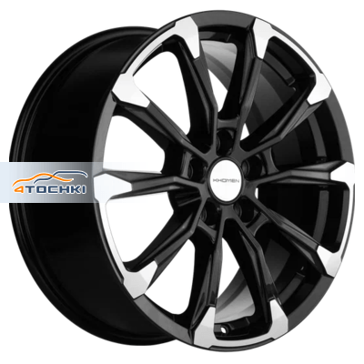 Диски Khomen Wheels KHW1808 (Koleos) Black-FP