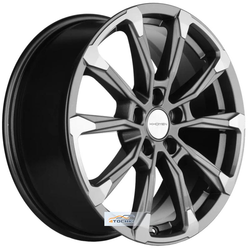 Диски Khomen Wheels KHW1808 (Tugella/Jaguar XF/F-Pace) Gray-FP