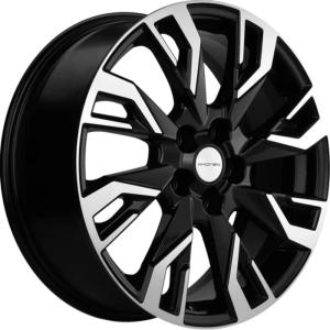 Диски Khomen Wheels KHW1809 (Geely Coolray) Black-FP