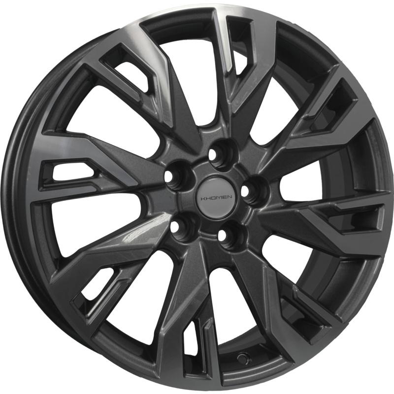 Диски Khomen Wheels KHW1809 (Kodiaq/Tiguan) Gray-FP