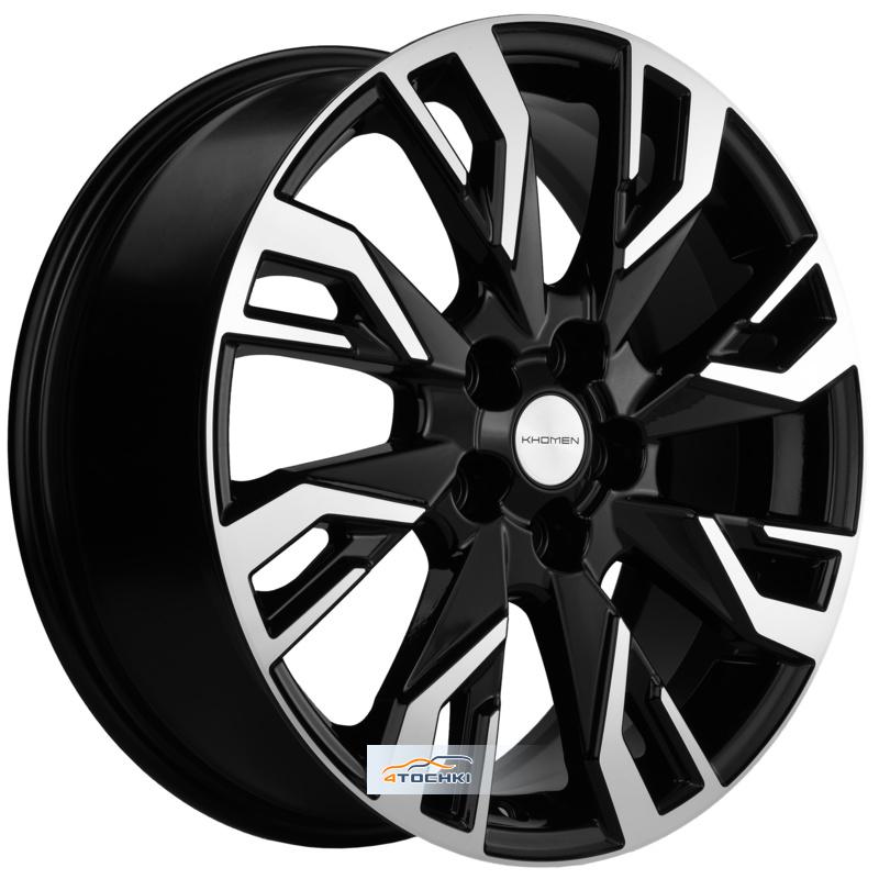 Диски Khomen Wheels KHW1809 (Kodiaq/Tiguan) Black-FP