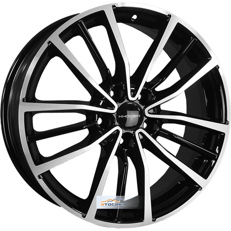 Диски Khomen Wheels KHW1812 (Geely Coolray) Black-FP
