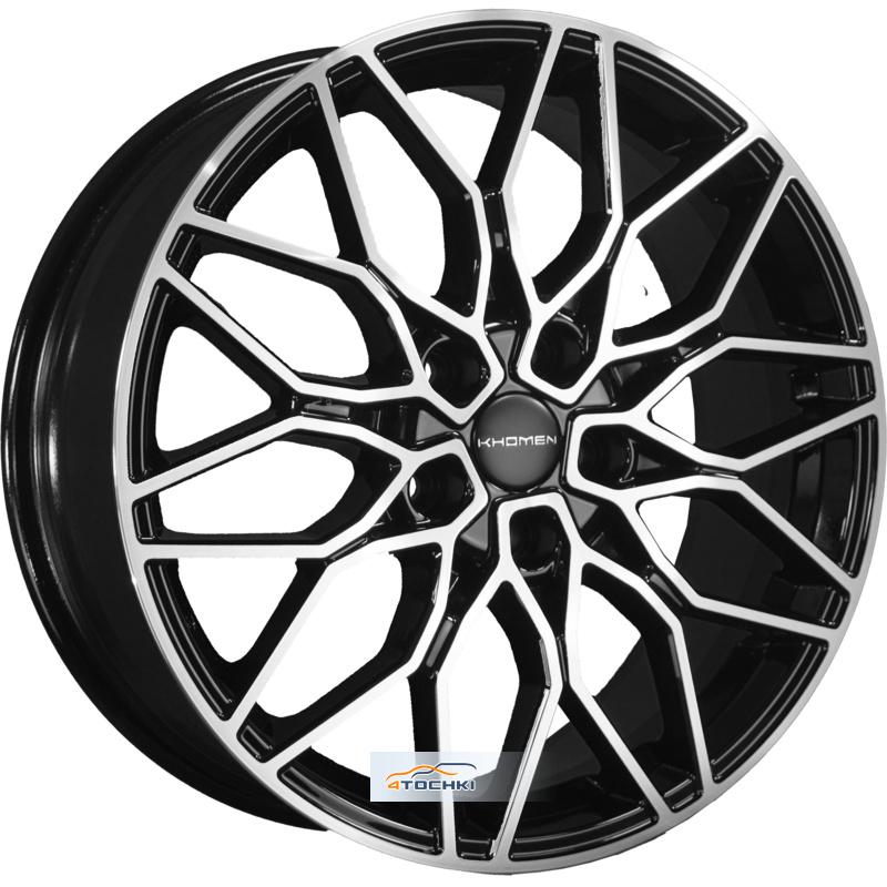 Диски Khomen Wheels KHW1813 (Geely Coolray) Black-FP