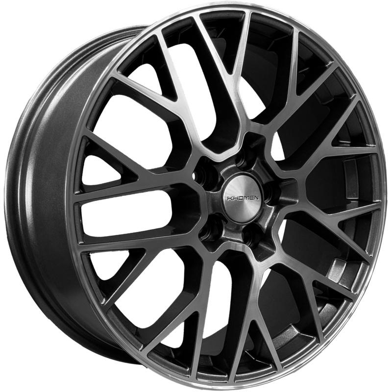 Диски Khomen Wheels KHW1818 (Geely Atlas (Pro) / Changan CS55 (75)) Gray-FP