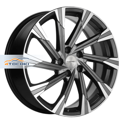 Диски Khomen Wheels KHW1901 (Chery Tiggo 7 Pro) Gray-FP