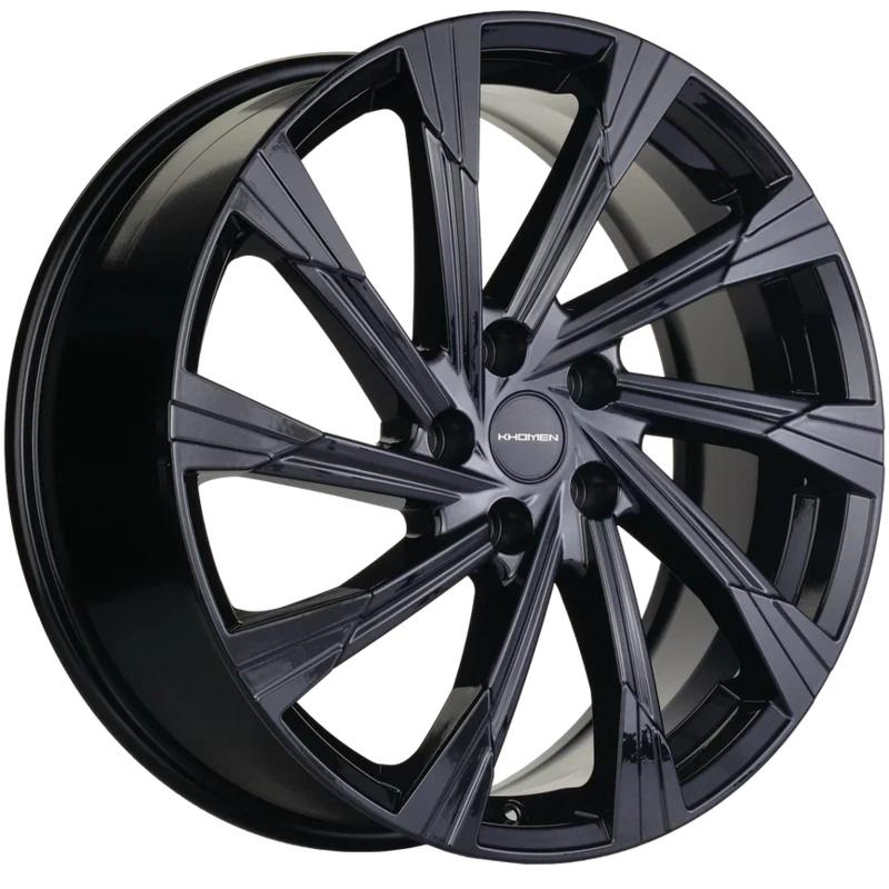Диски Khomen Wheels KHW1901 (Kodiaq/Tiguan) Black 7,5x19/5x112 ЕТ43 D57,1