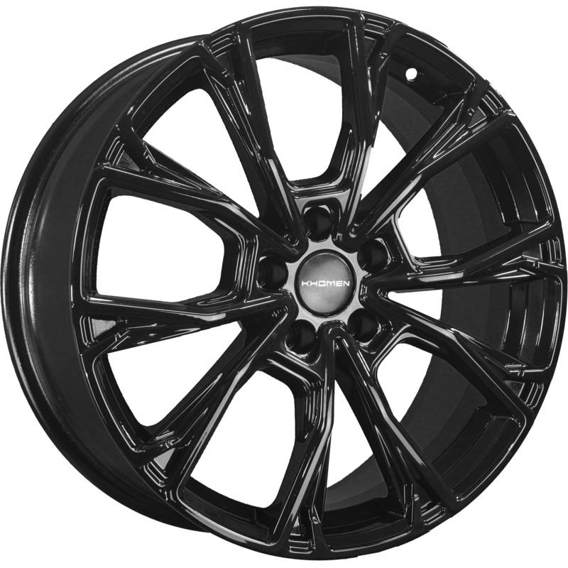 Диски Khomen Wheels KHW1907 (Dongfeng 580) Black 7,5x19/5x110 ЕТ45 D67,1