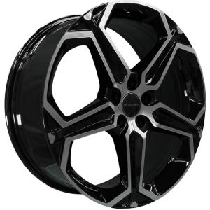 Диски Khomen Wheels KHW1909 (Kodiaq/Tiguan) Black-FP