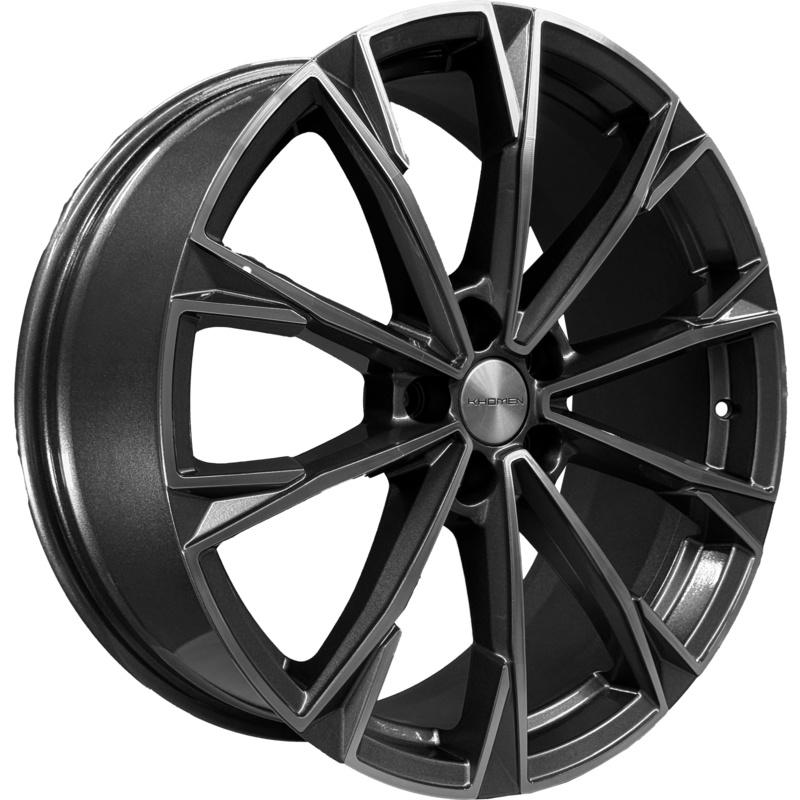 Диски Khomen Wheels KHW2018 (Geely Monjaro/Tugella) Gray-FP