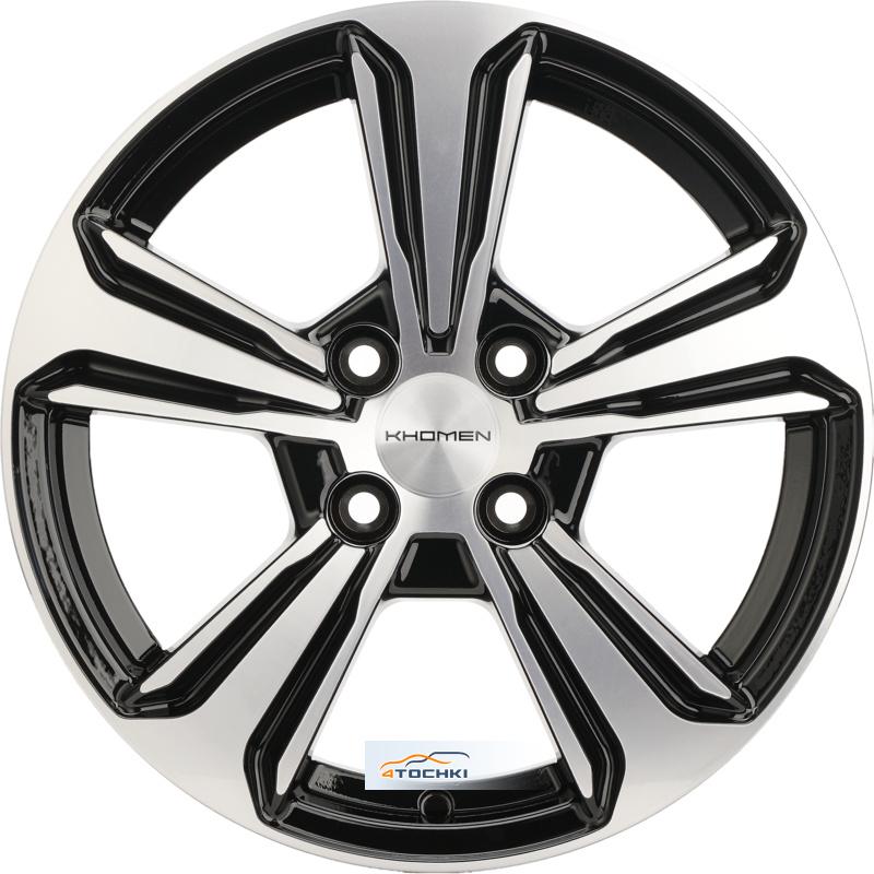 Диски Khomen Wheels KHW1502 (Rio/Solaris) Black-FP