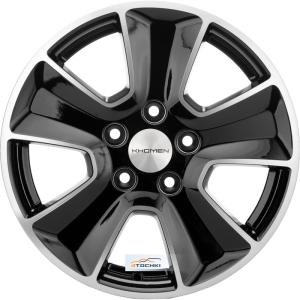 Диски Khomen Wheels KHW1601 (Renault/Nissan) Black-FP