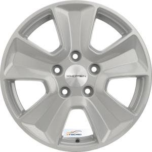 Диски Khomen Wheels KHW1601 (Renault/Nissan) F-Silver