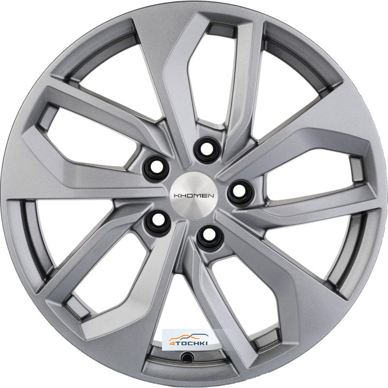 Диски Khomen Wheels KHW1703 (Kodiaq/Tiguan) G-Silver