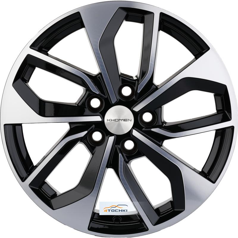 Диски Khomen Wheels KHW1703 (RAV4) Black-FP 7x17/5x114,3 ЕТ39 D60,1