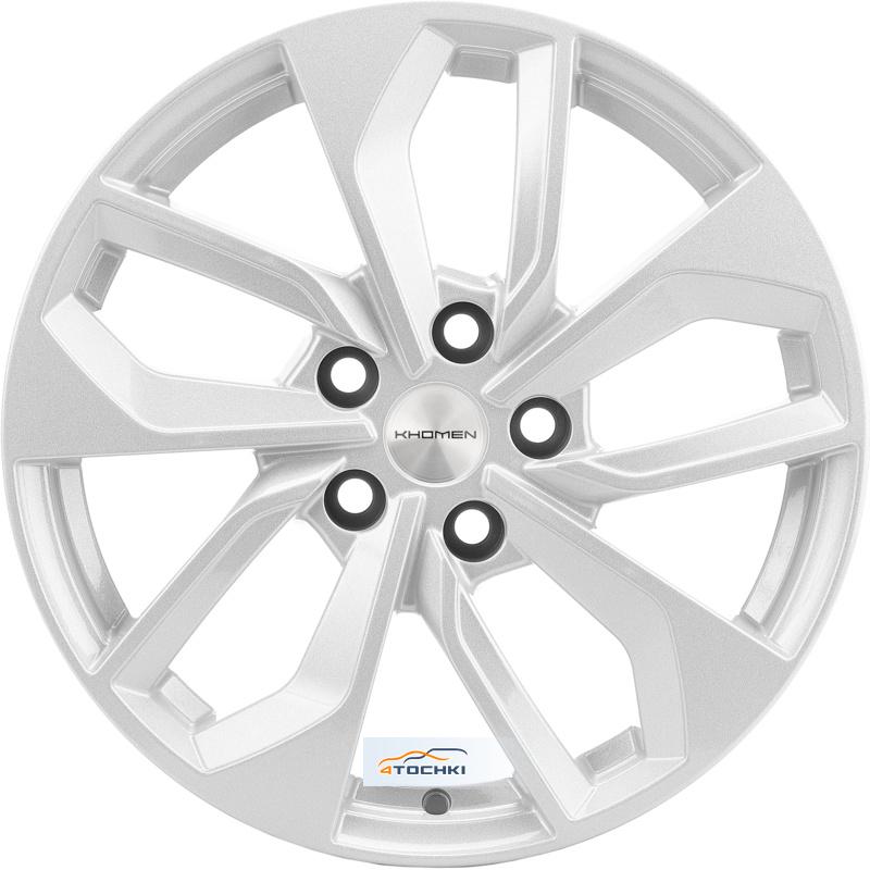 Диски Khomen Wheels KHW1703 (CX-5/i40/X-Trail) F-Silver 7x17/5x114,3 ЕТ45 D67,1