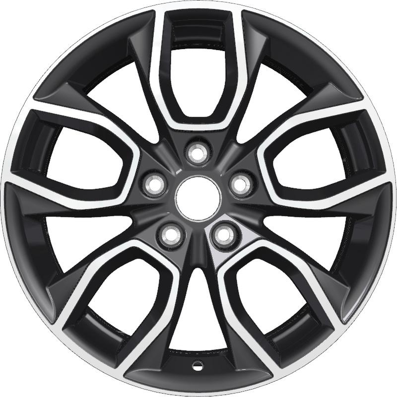 Диски Khomen Wheels KHW1713 (Qashqai) Black-FP 7x17/5x114,3 ЕТ40 D66,1