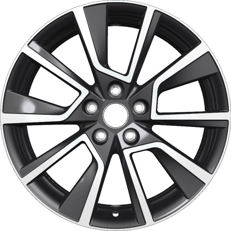 Диски Khomen Wheels KHW1802 (CX-5/Seltos) Black-FP