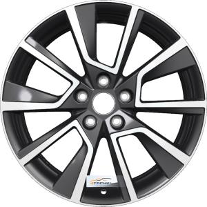 Диски Khomen Wheels KHW1802 (Changan/Geely/Lexus/Suzuki/Toyota) Black-FP