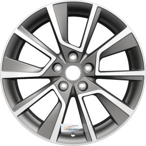 Диски Khomen Wheels KHW1802 (Changan/Geely/Lexus/Suzuki/Toyota) Gray-FP