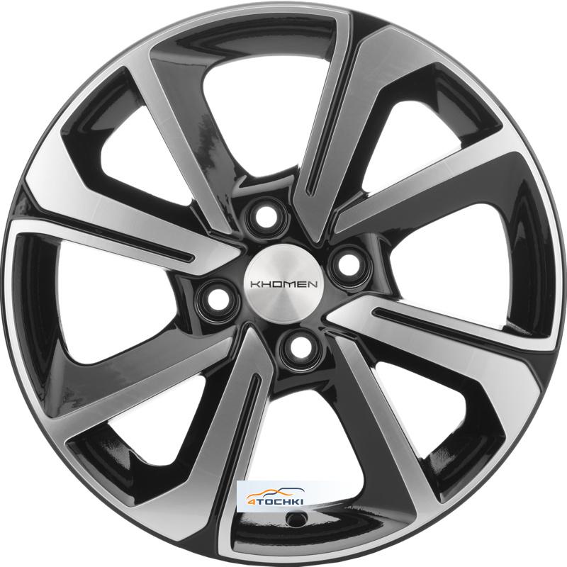 Диски Khomen Wheels KHW1501 (XRay) Black-FP 6x15/4x100 ЕТ37 D60,1