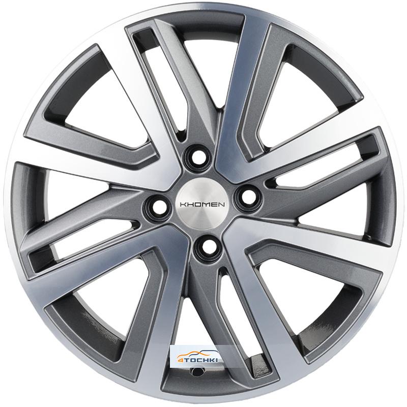Диски Khomen Wheels KHW1609 (Rio I/Solaris I) Gray-FP