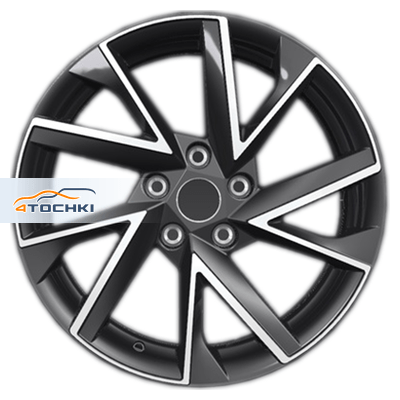 Диски Khomen Wheels KHW1714 (Kuga/Focus) Black-FP