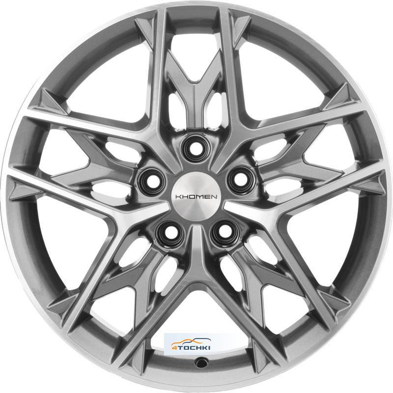 Диски Khomen Wheels KHW1709 (Changan/Geely/Lexus/Toyota) Gray-FP