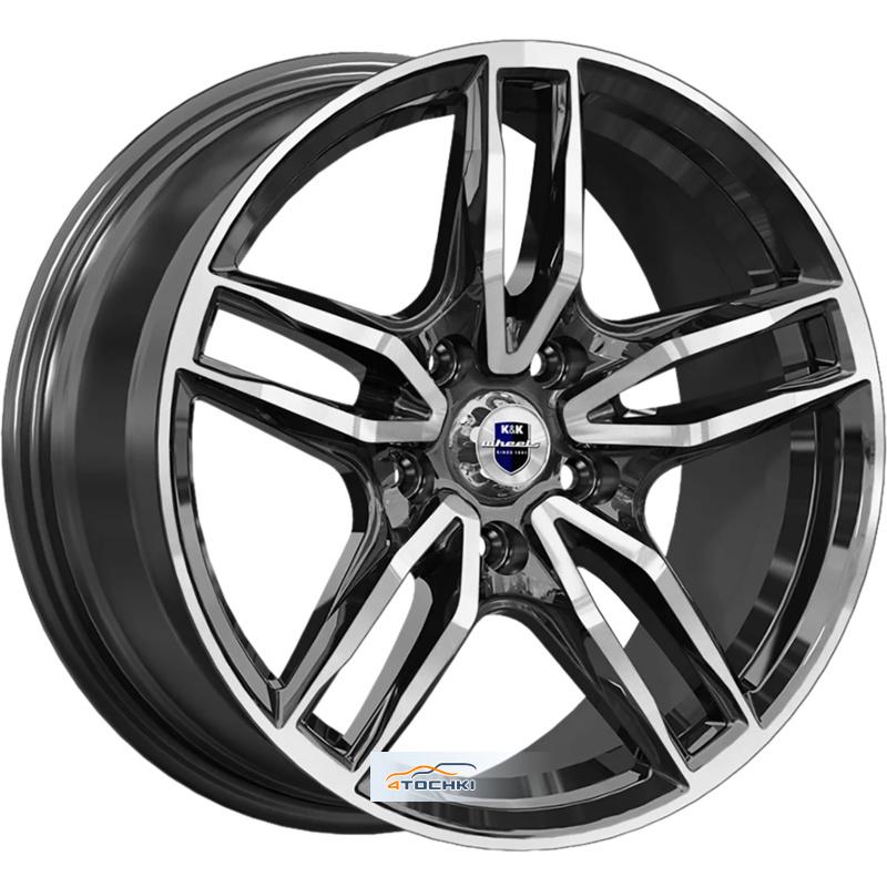 Диски КиК Бартон (КС1110) Алмаз черный 8x17/5x112 ЕТ45 D66,6