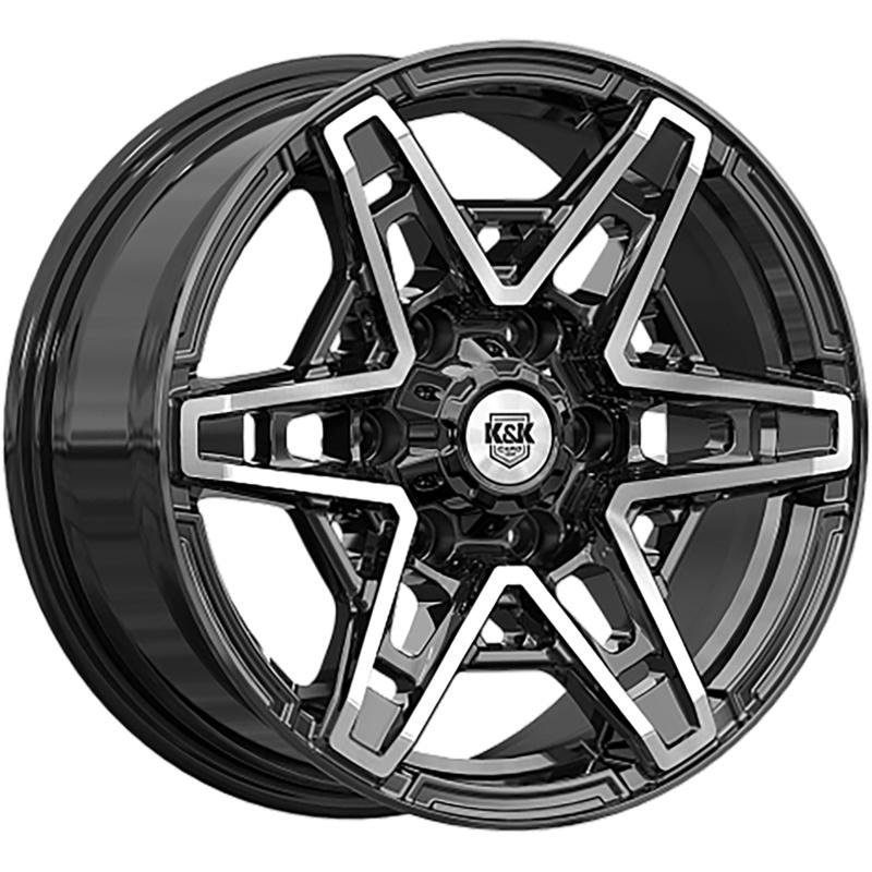 Диски КиК Блэкберн (КС1129) Алмаз черный 8x17/6x139,7 ЕТ36 D67,1
