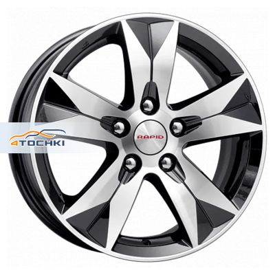 Диски КиК Crossline-оригинал (КС713) Алмаз черный