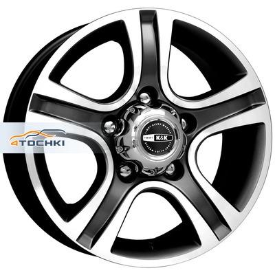 Диски КиК Талисман-Мега (КС592) Алмаз черный 7x16/5x139,7 ЕТ35 D110,1