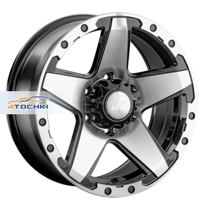 Диски LS 1284 BKF 8x17/6x139,7 ЕТ30 D100,1