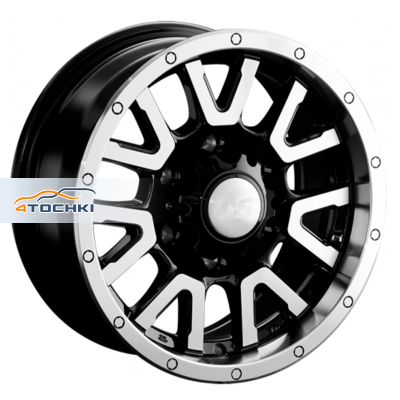 Диски LS 1288 BKF 7x15/6x139,7 ЕТ10 D106,1